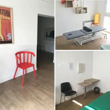 Image d'un cabinet de kiné, exemple de kiné rempla